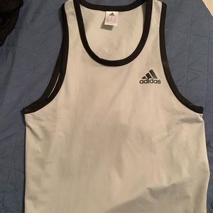 Adidas tank top grey size S